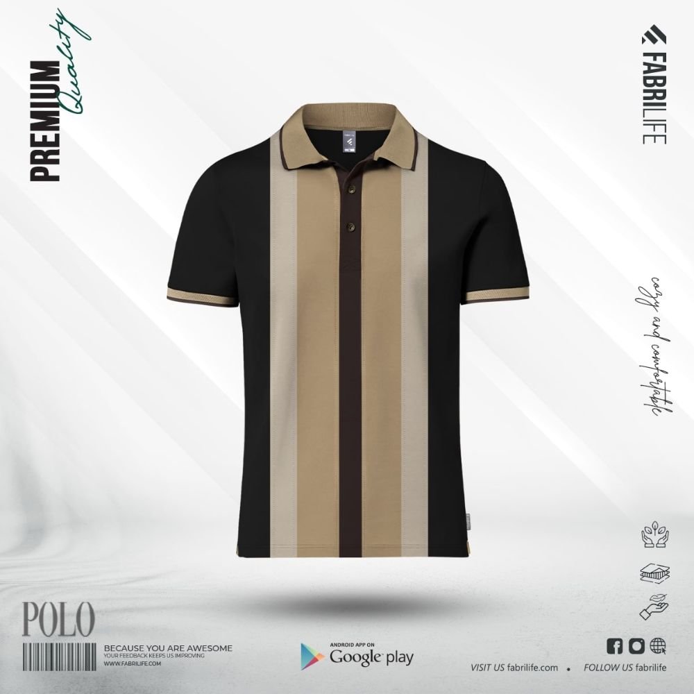 Designer Edition Single Jersey Knitted Cotton Polo - Ingenious