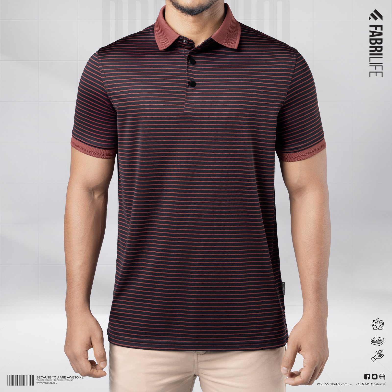 Mens Elegant Polo - Viniyard